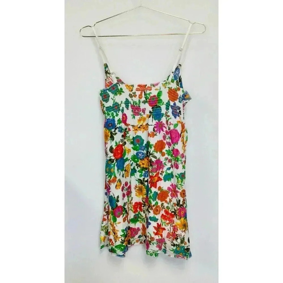 Derek Heart Womens Multi-Color Floral V-Neck Sleeveless Sundress Size Medium - Picture 2 of 9